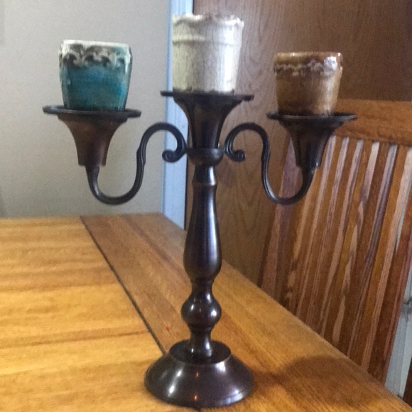 Candelabra. I put small candles or smallLighs in - Picture 2 of 2